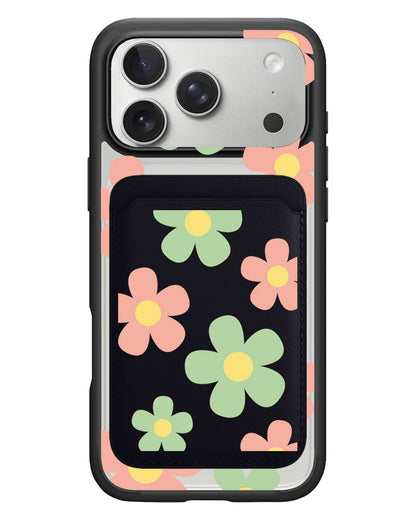 iPhone Magnetic Wallet Case - Daisy Spring