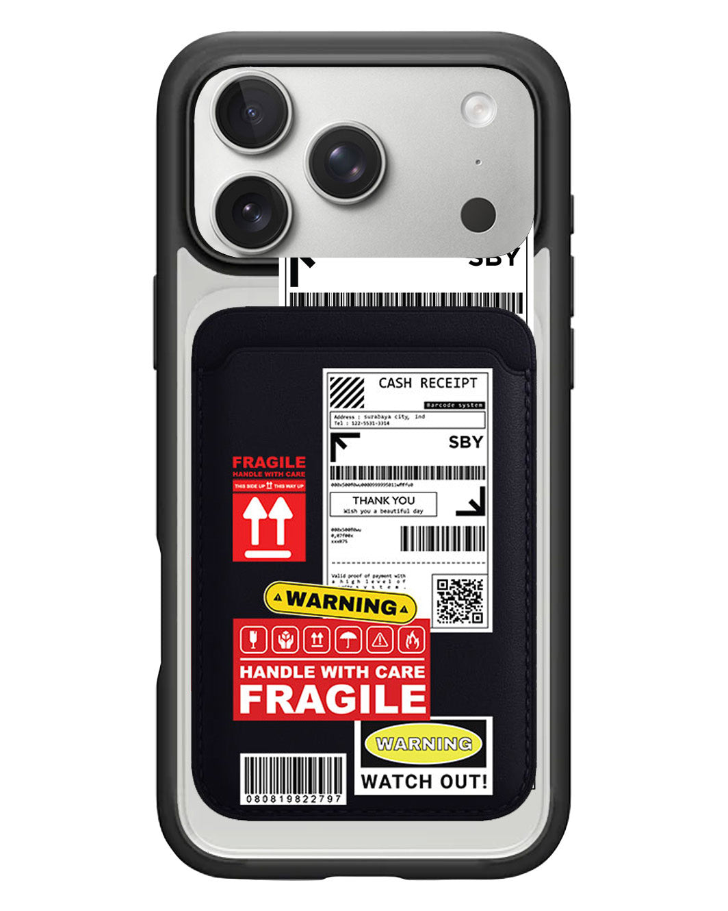 iPhone Magnetic Wallet Case - Shipping Label
