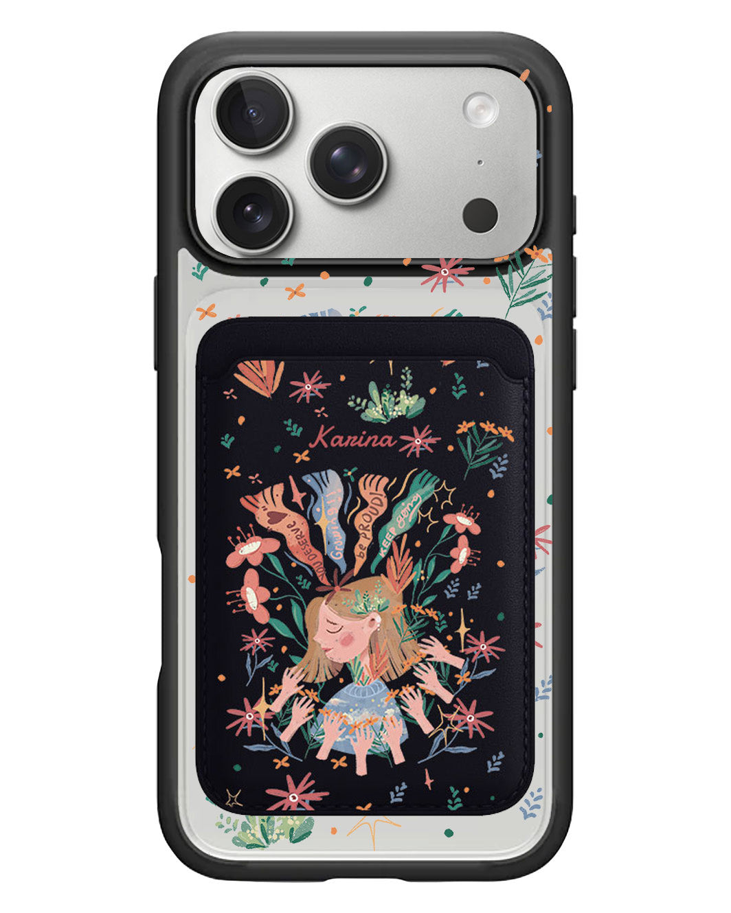 iPhone Magnetic Wallet Case - You Deserve Love