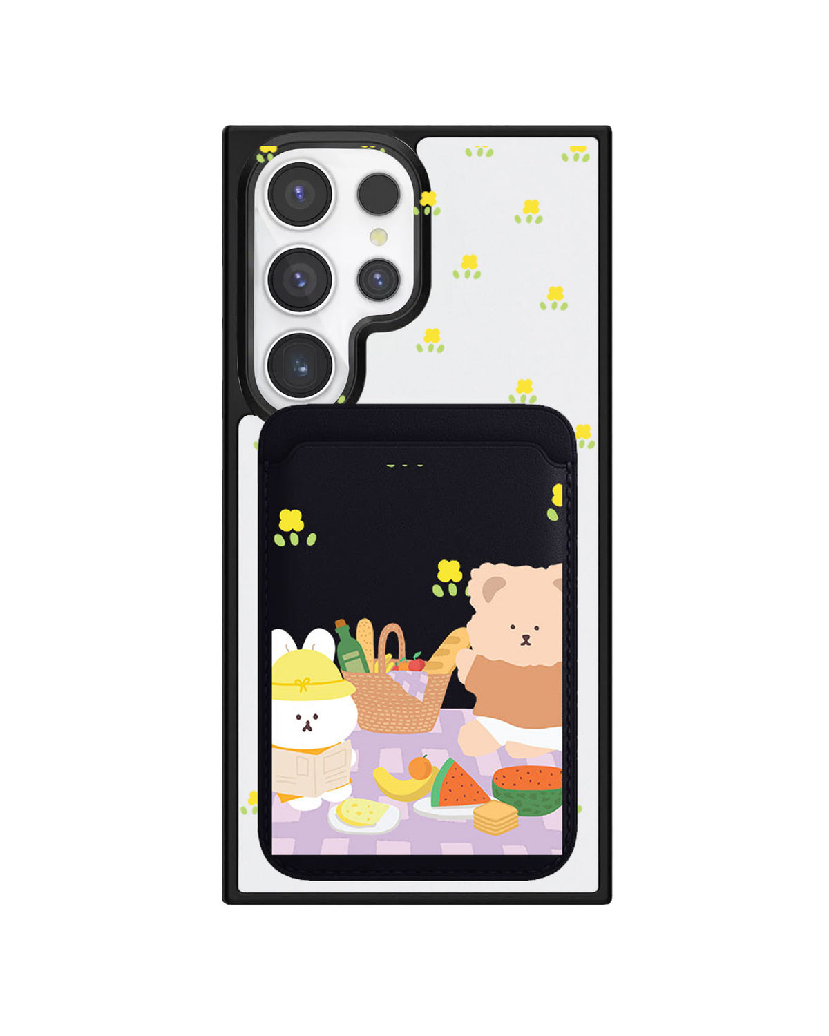 Android Magnetic Wallet Case - Picnic Lilac