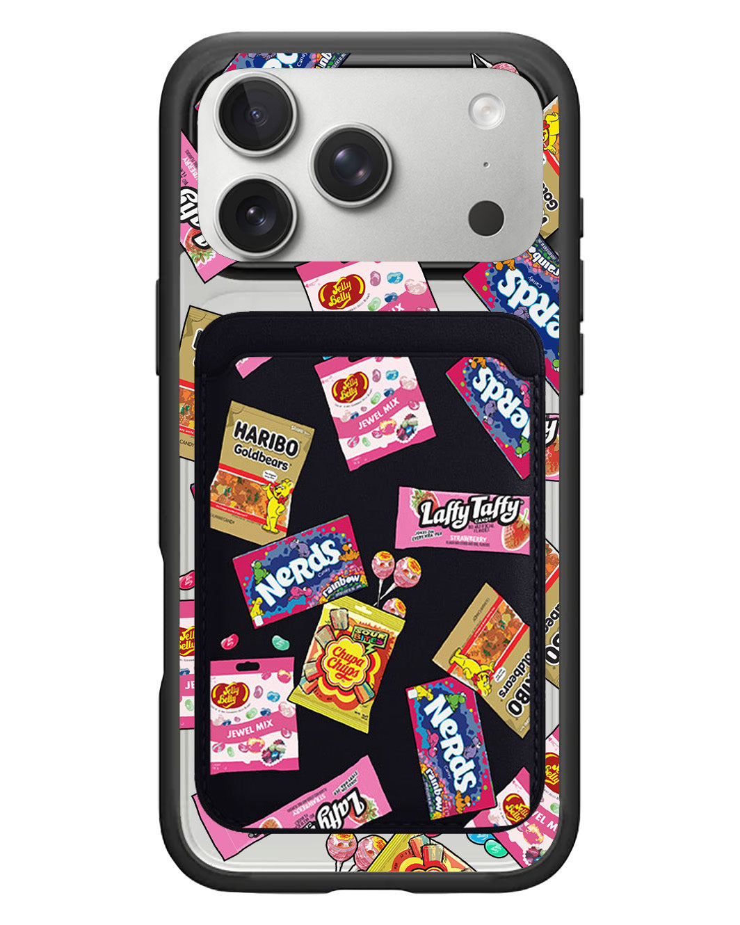 iPhone Magnetic Wallet Case - Sweets And Gummies