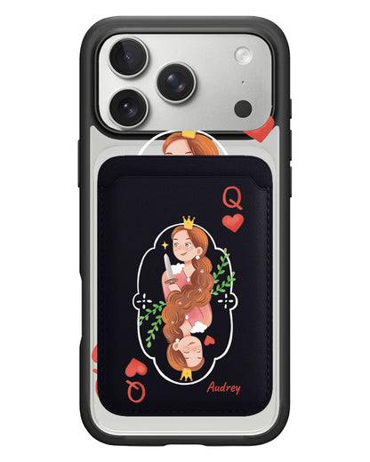 iPhone Magnetic Wallet Case - Queen (Couple Case)