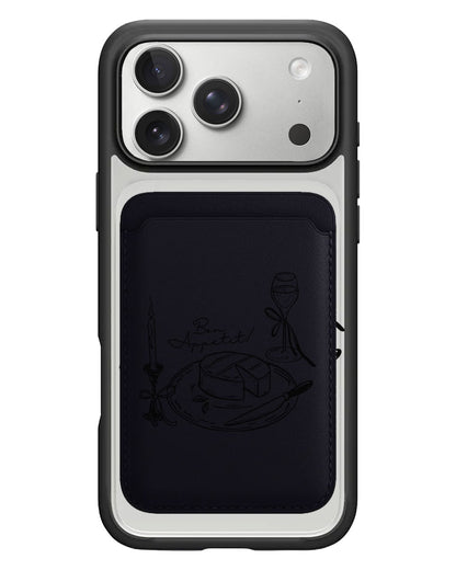 iPhone Magnetic Wallet Case - Bon Appetit