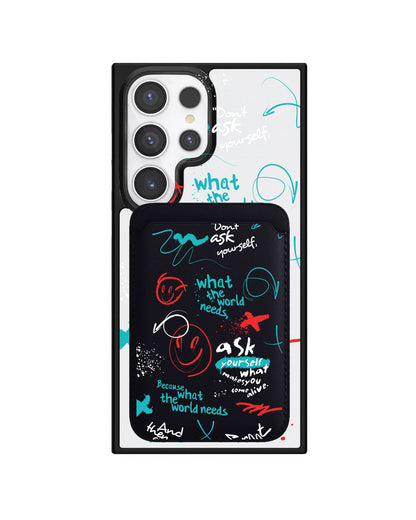 Android Magnetic Wallet Case - Graffiti 2.0