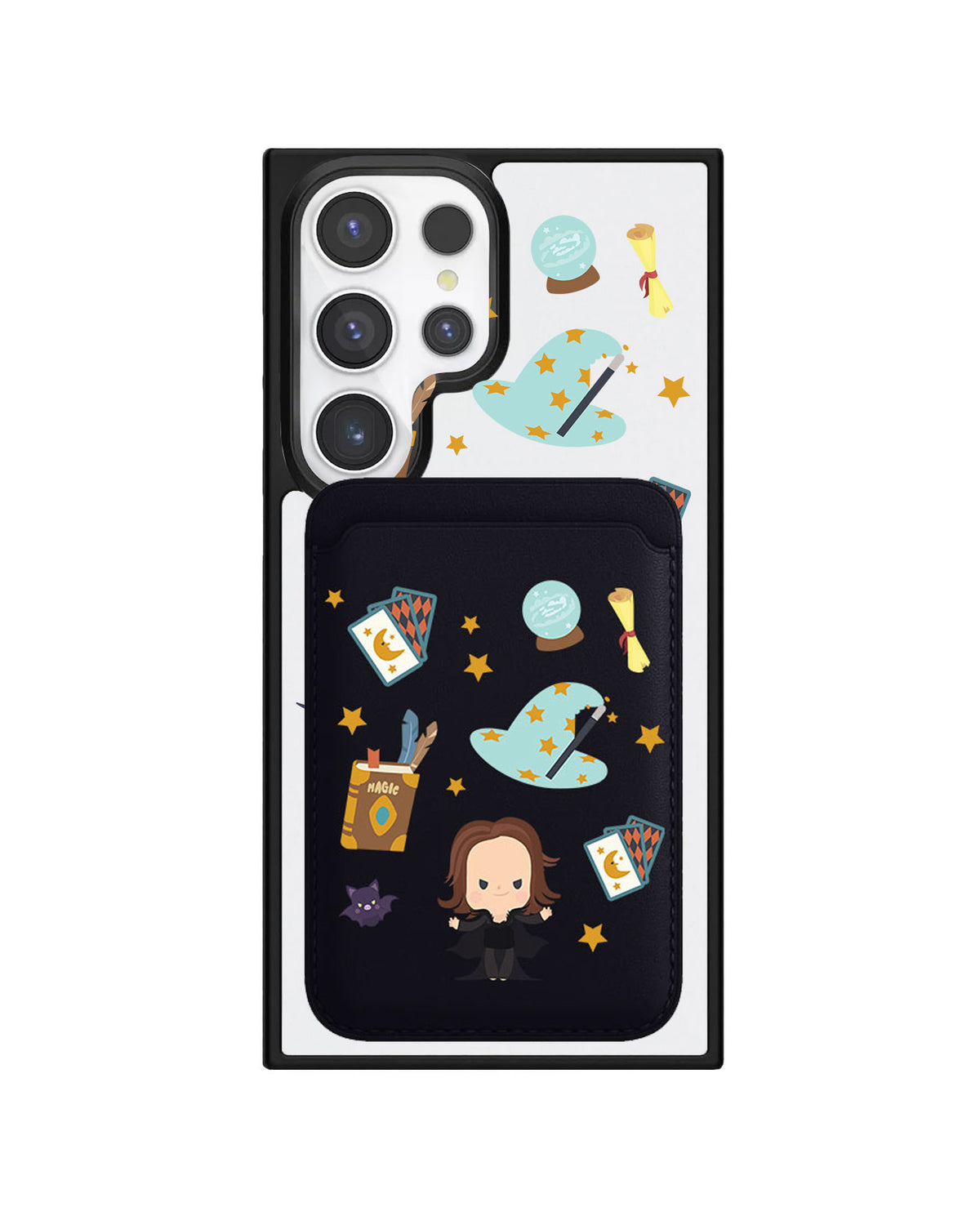 Android Magnetic Wallet Case - Little Hogwarts