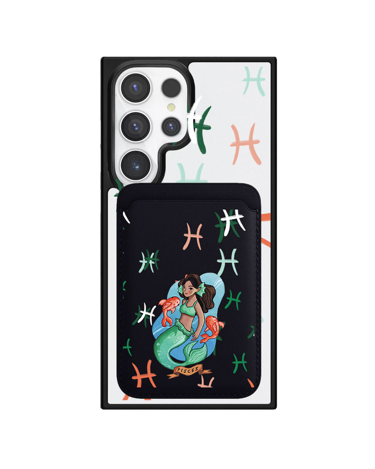 Android Magnetic Wallet Case - Pisces
