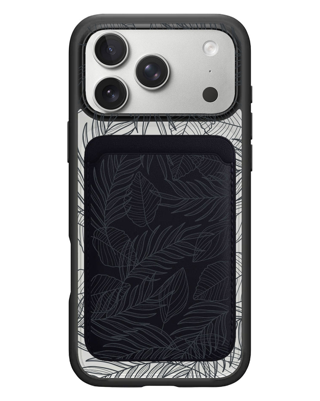 iPhone Magnetic Wallet Case - Sketchy Tropical 2.0