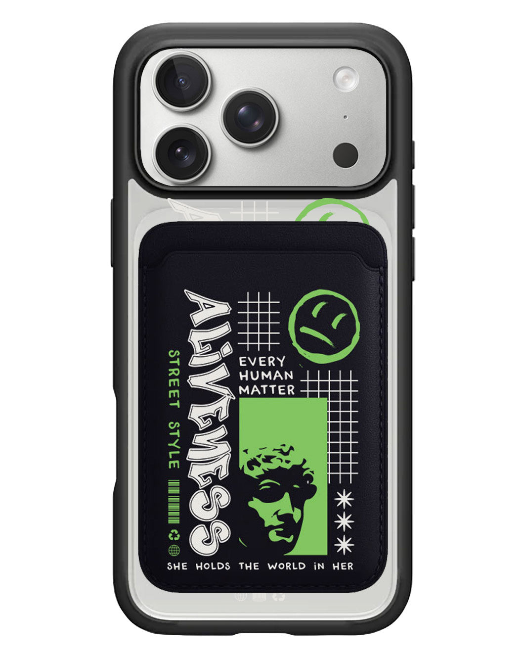 iPhone Magnetic Wallet Case - Alive