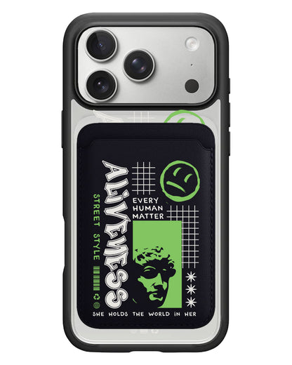 iPhone Magnetic Wallet Case - Alive