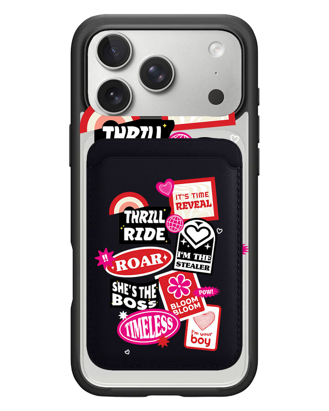 iPhone Magnetic Wallet Case - The Boyz Song Sticker Pack