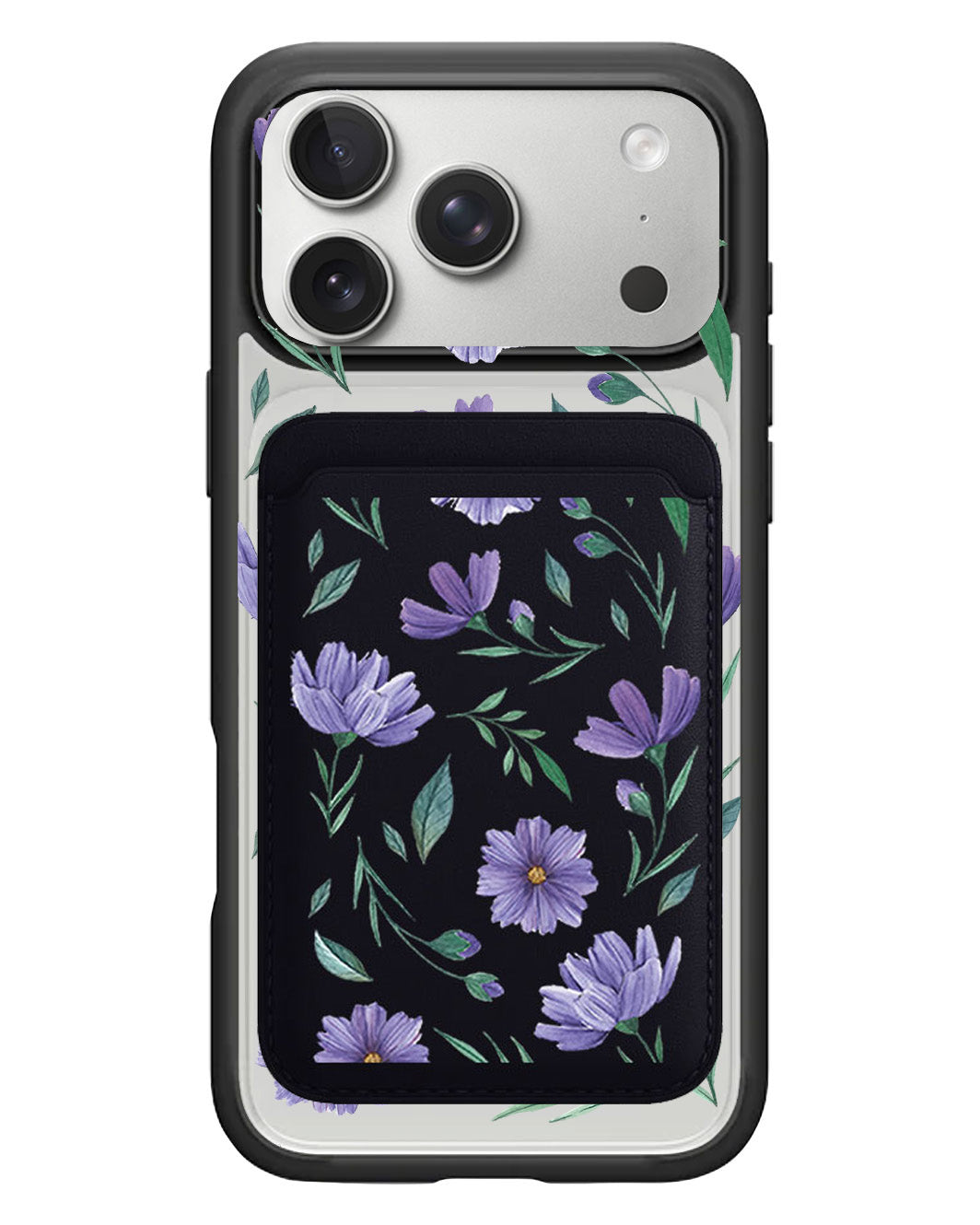 iPhone Magnetic Wallet Case - February Violet