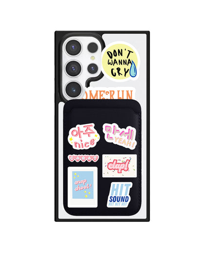 Android Magnetic Wallet Case - Seventeen Sticker Pack