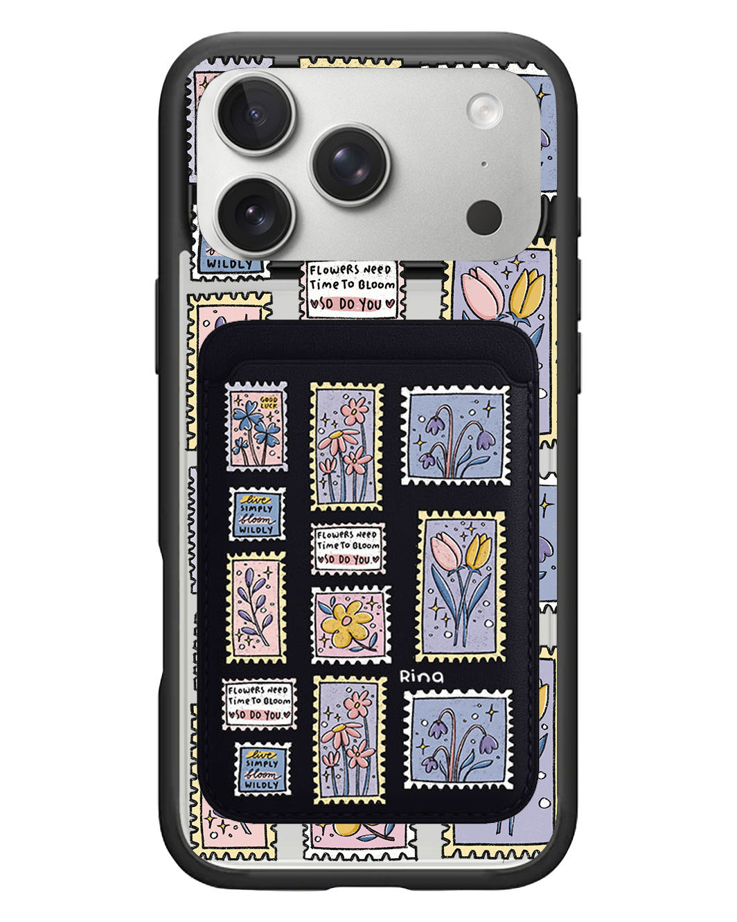 iPhone Magnetic Wallet Case - Time to Bloom