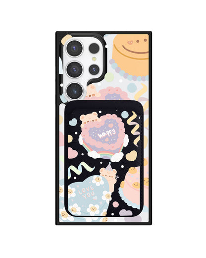 Android Magnetic Wallet Case - Cake Party