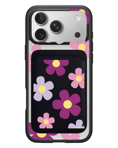iPhone Magnetic Wallet Case - Daisy Paradise