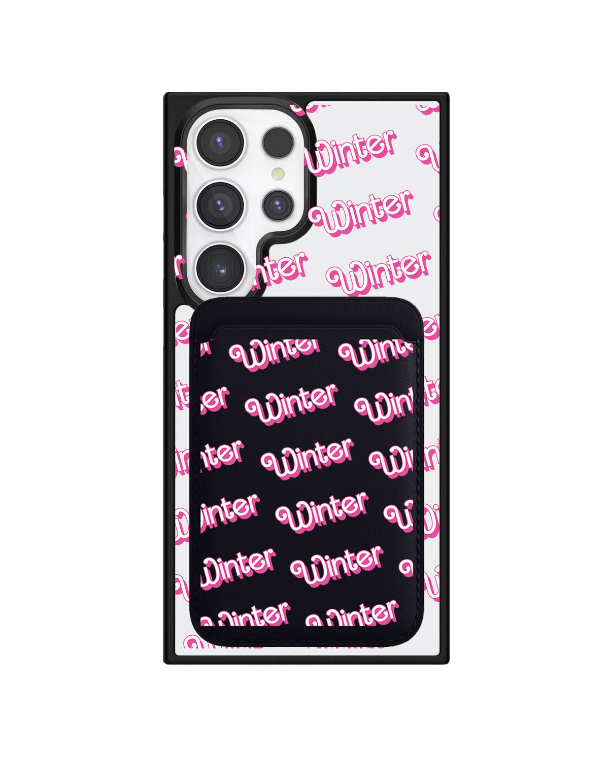 Android Magnetic Wallet Case - Barbie Monogram