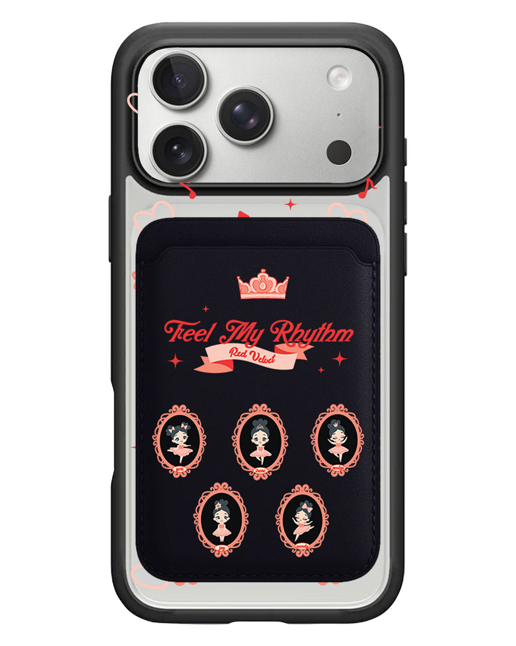iPhone Magnetic Wallet Case - Red Velvet Feel My Rhythm