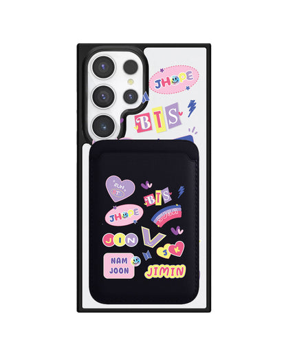 Android Magnetic Wallet Case - BTS Members