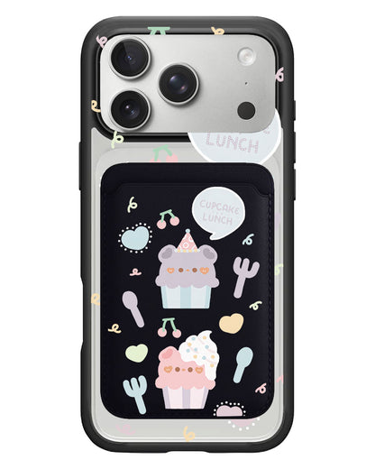 iPhone Magnetic Wallet Case - Cupcake