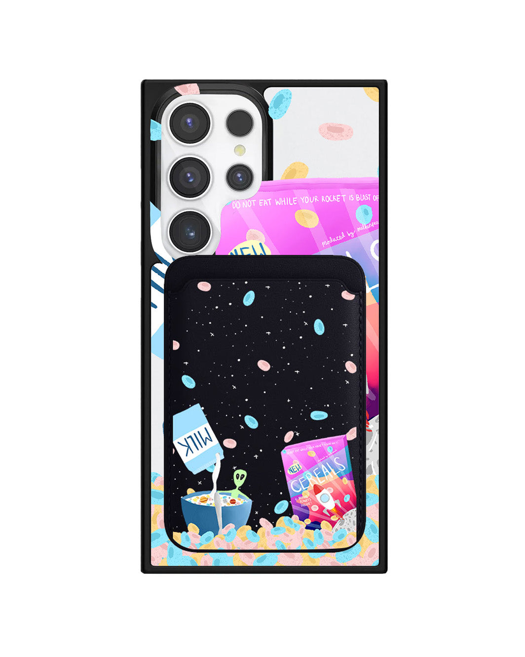 Android Magnetic Wallet Case - Cerealiens