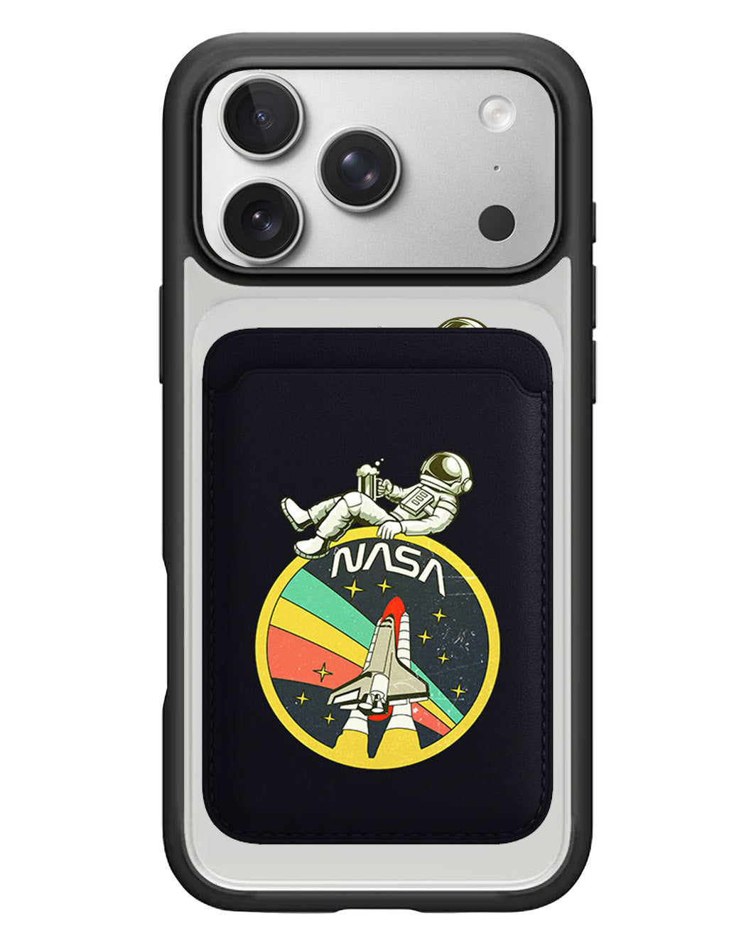 iPhone Magnetic Wallet Case - Nasa