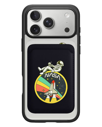 iPhone Magnetic Wallet Case - Nasa