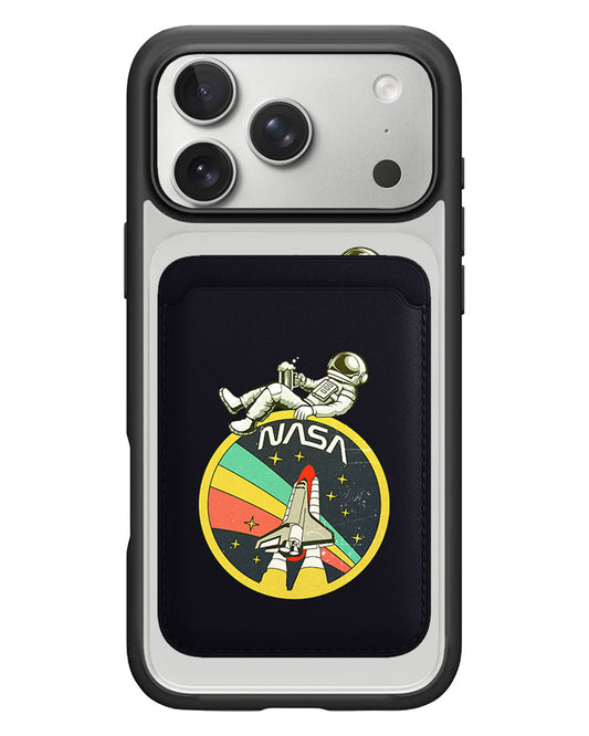 iPhone Magnetic Wallet Case - Nasa