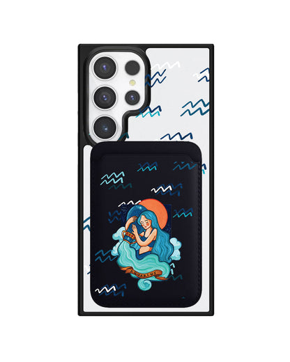 Android Magnetic Wallet Case - Aquarius