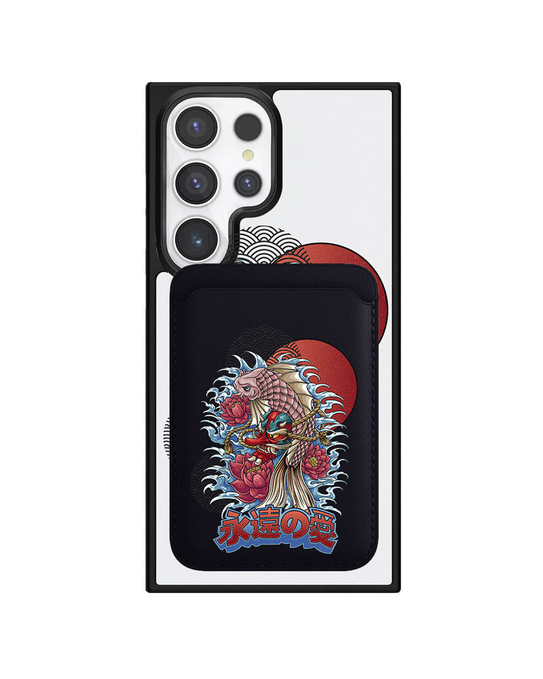 Android Magnetic Wallet Case - Oni Koi