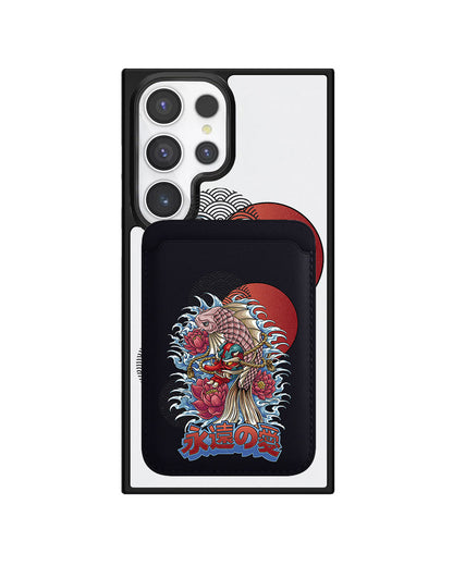 Android Magnetic Wallet Case - Oni Koi