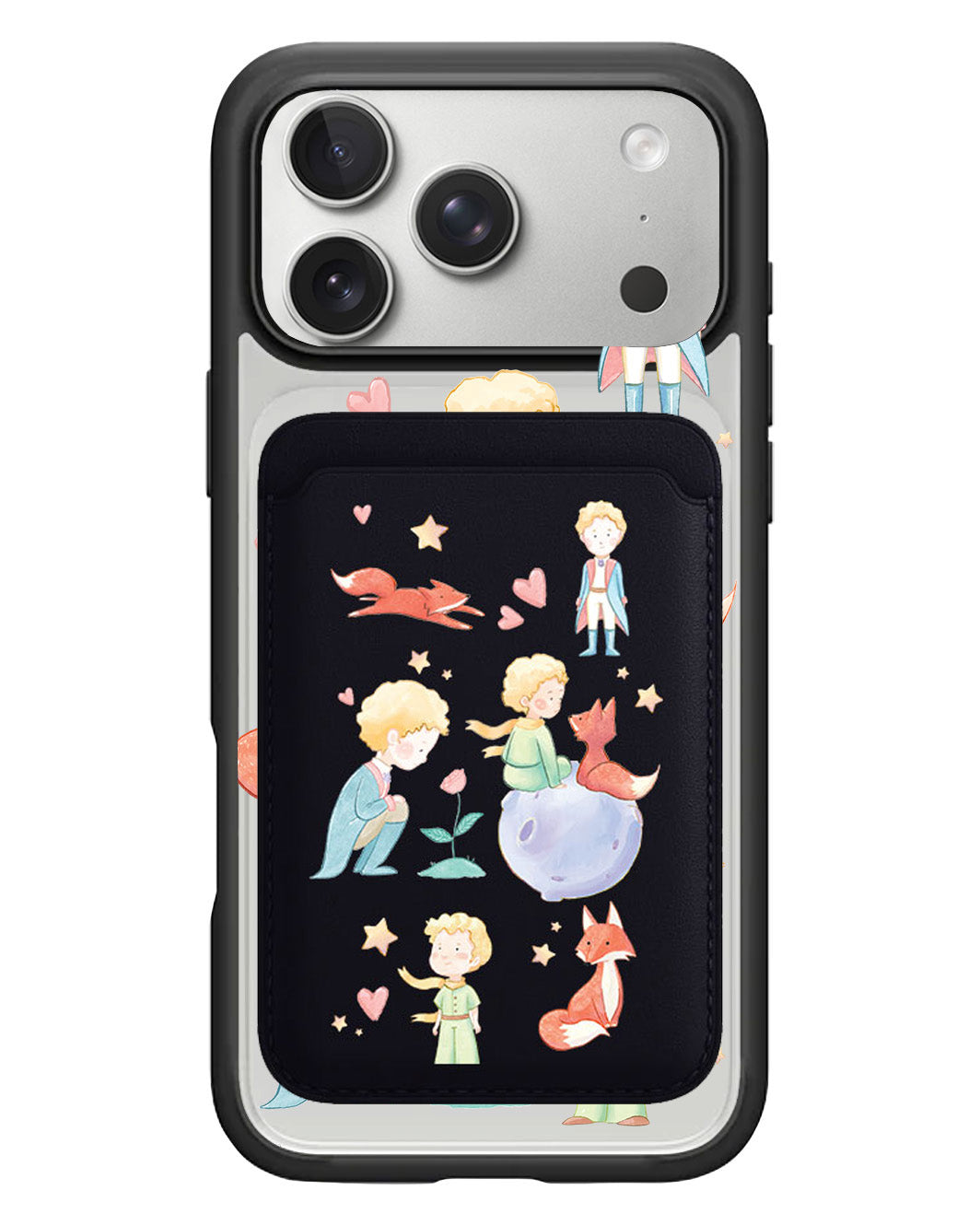 iPhone Magnetic Wallet Case - Little Prince & Fox
