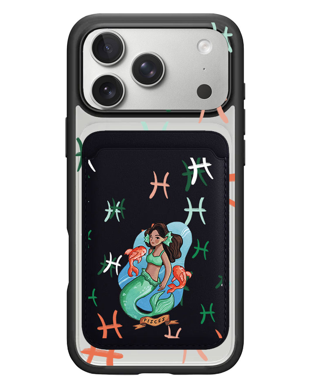 iPhone Magnetic Wallet Case - Pisces