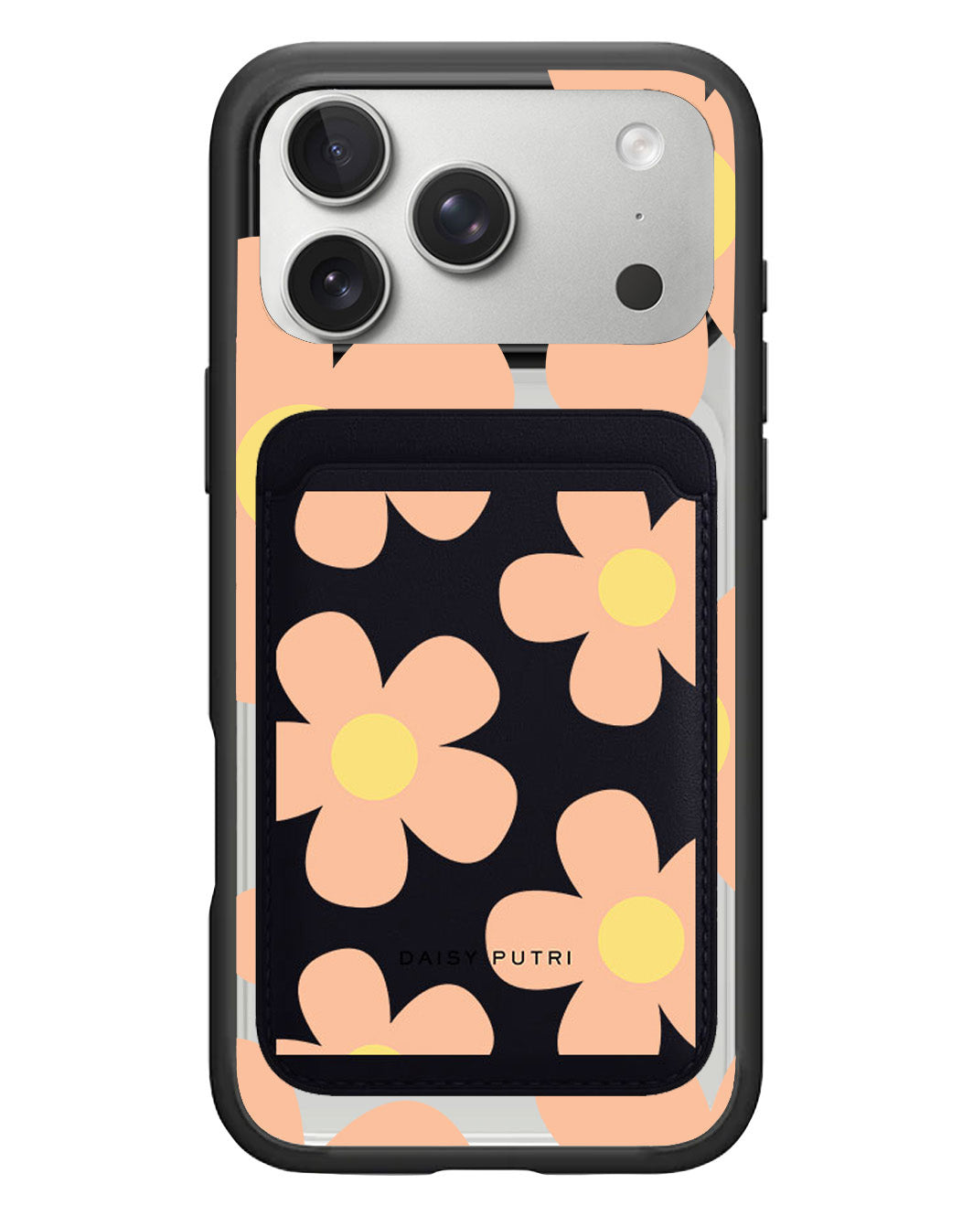 iPhone Magnetic Wallet Case - Daisy Love