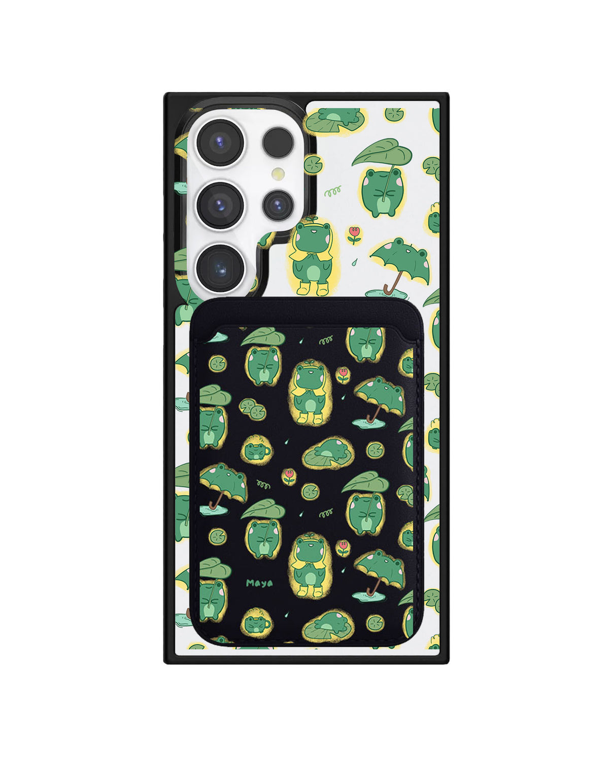 Android Magnetic Wallet Case - Happy Rain