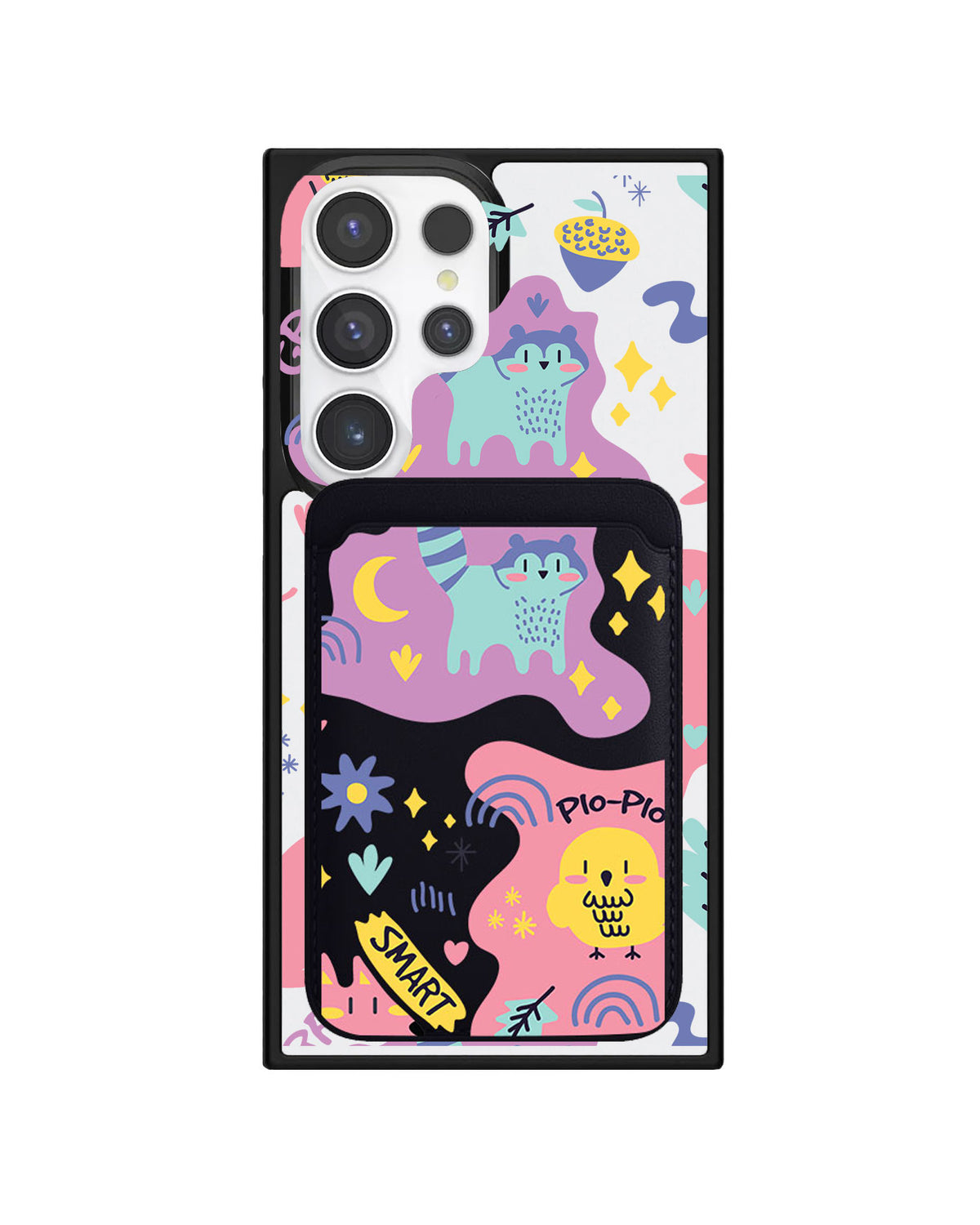 Android Magnetic Wallet Case - Pio N Friends