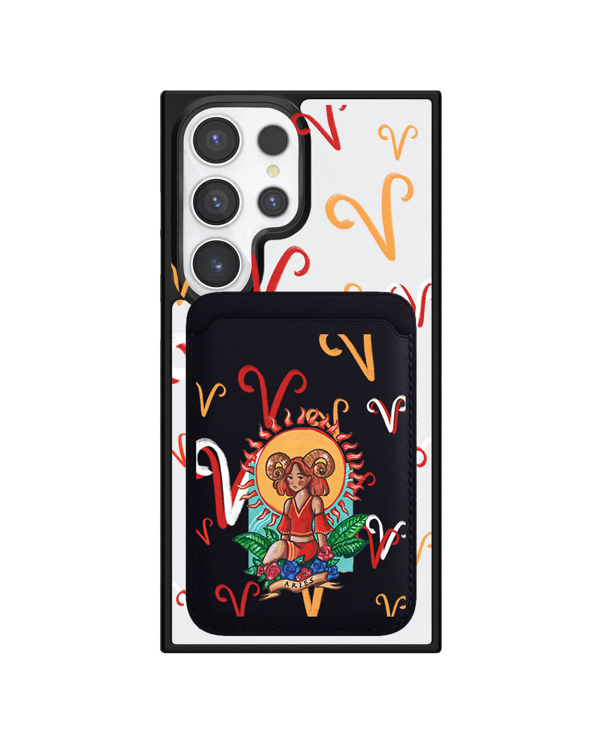 Android Magnetic Wallet Case - Aries