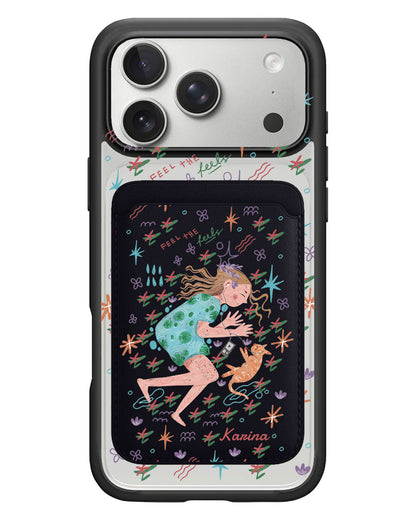 iPhone Magnetic Wallet Case - Feel the Feels
