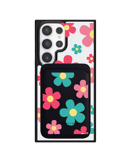 Android Magnetic Wallet Case - Daisy Delight 2.0