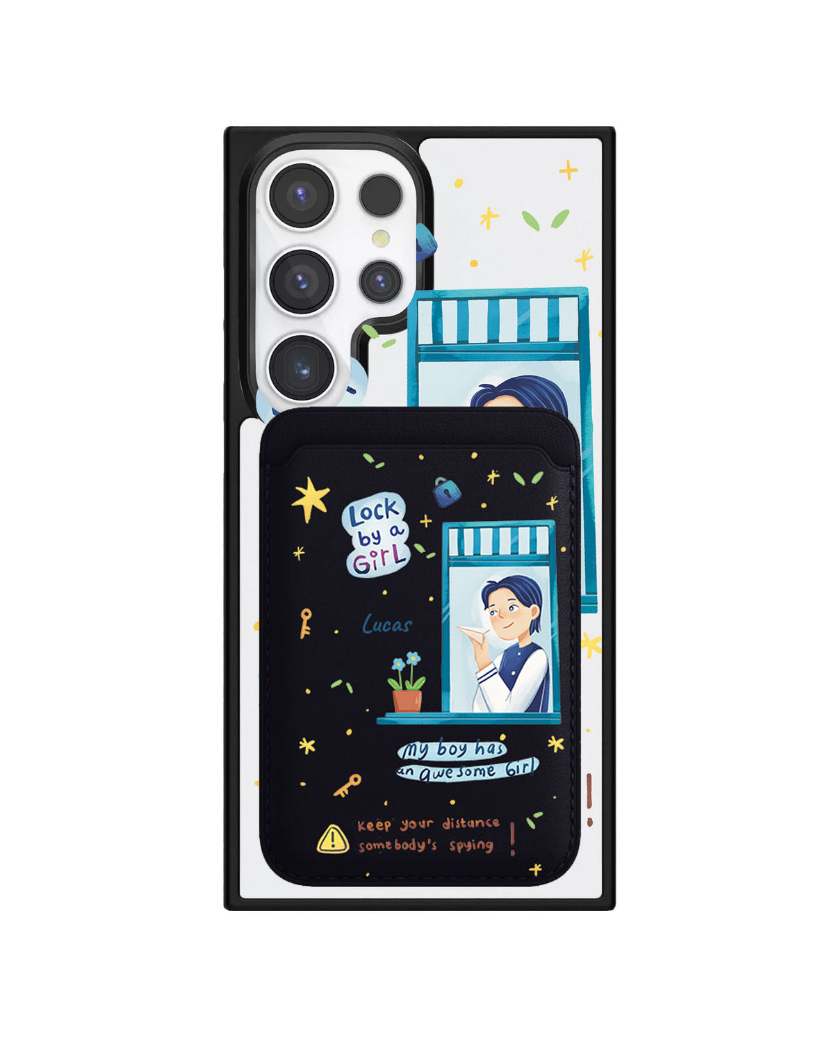 Android Magnetic Wallet Case - Crush Boy