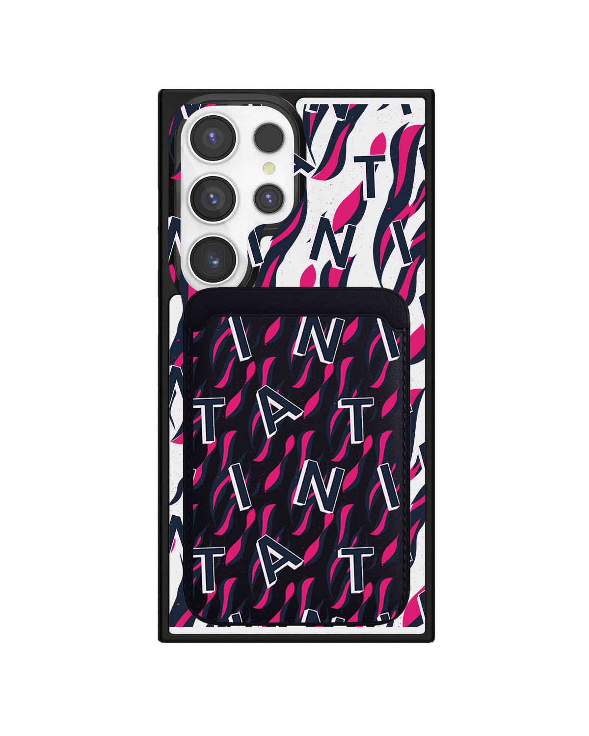 Android Magnetic Wallet Case - Tiger Monogram 2.0