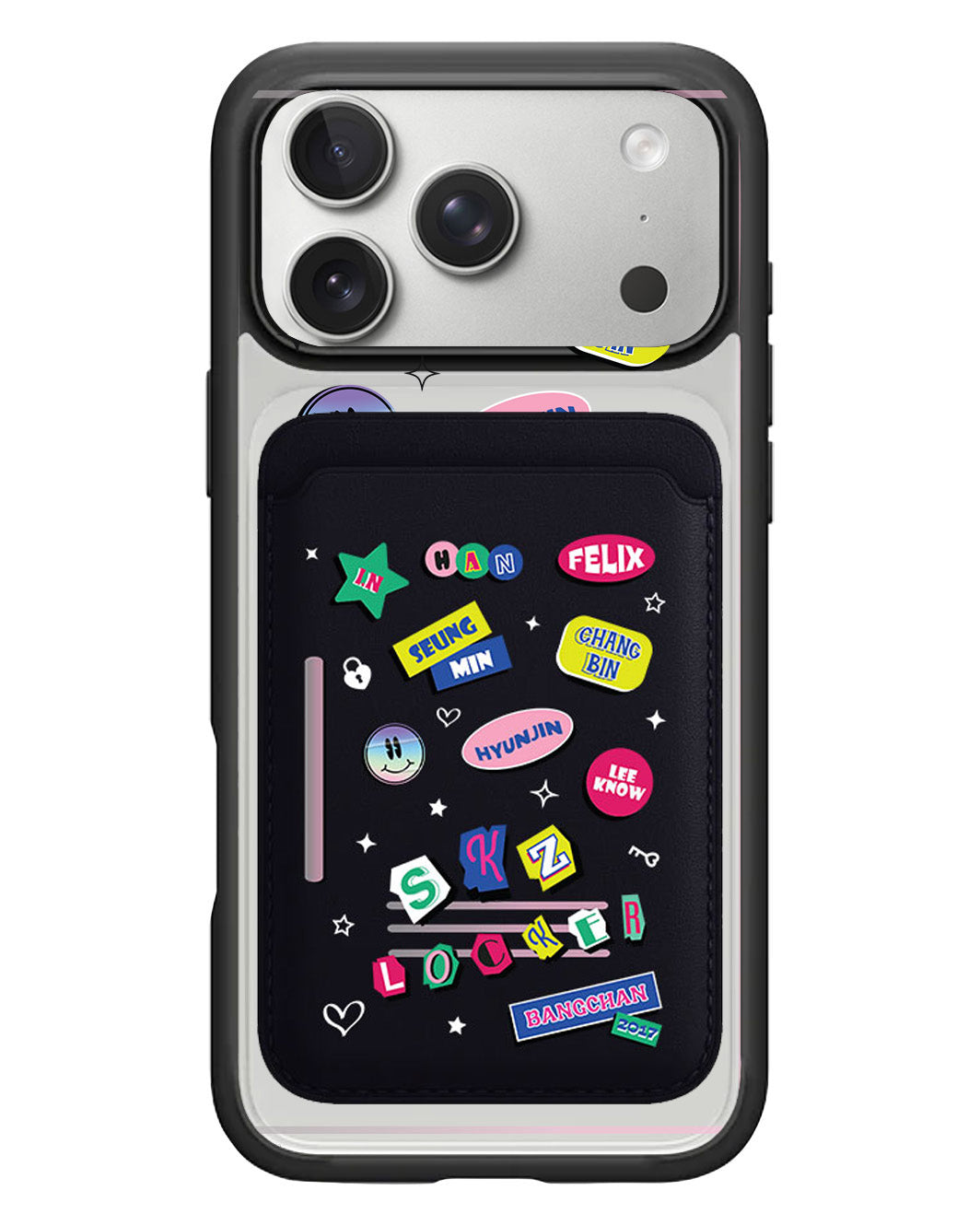 iPhone Magnetic Wallet Case - Stray Kids Locker