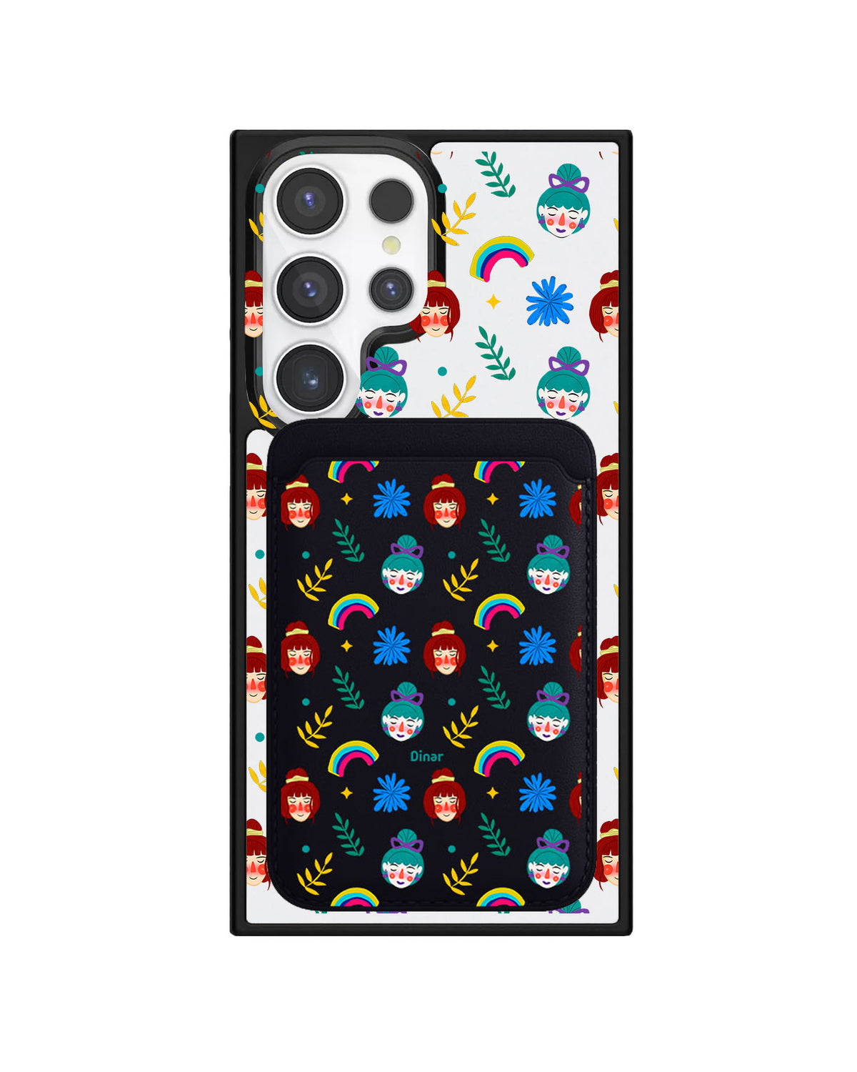 Android Magnetic Wallet Case - Unconditionally Girl