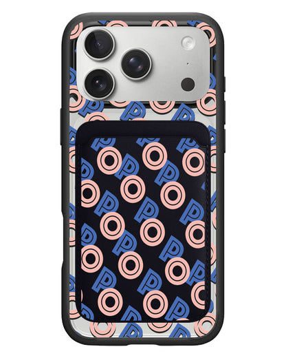 iPhone Magnetic Wallet Case - Initial Monogram 1.0