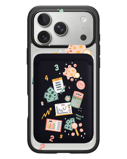 iPhone Magnetic Wallet Case - Finance
