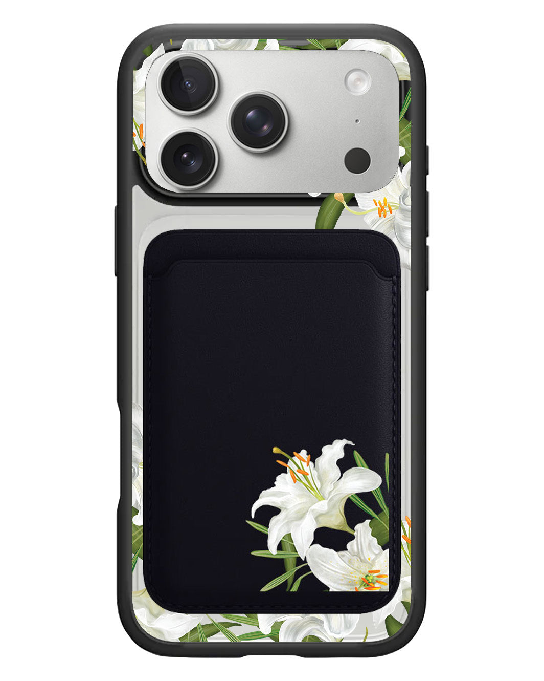 iPhone Magnetic Wallet Case - May Lily Of The Valley
