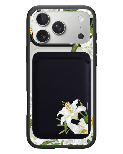 iPhone Magnetic Wallet Case - May Lily Of The Valley