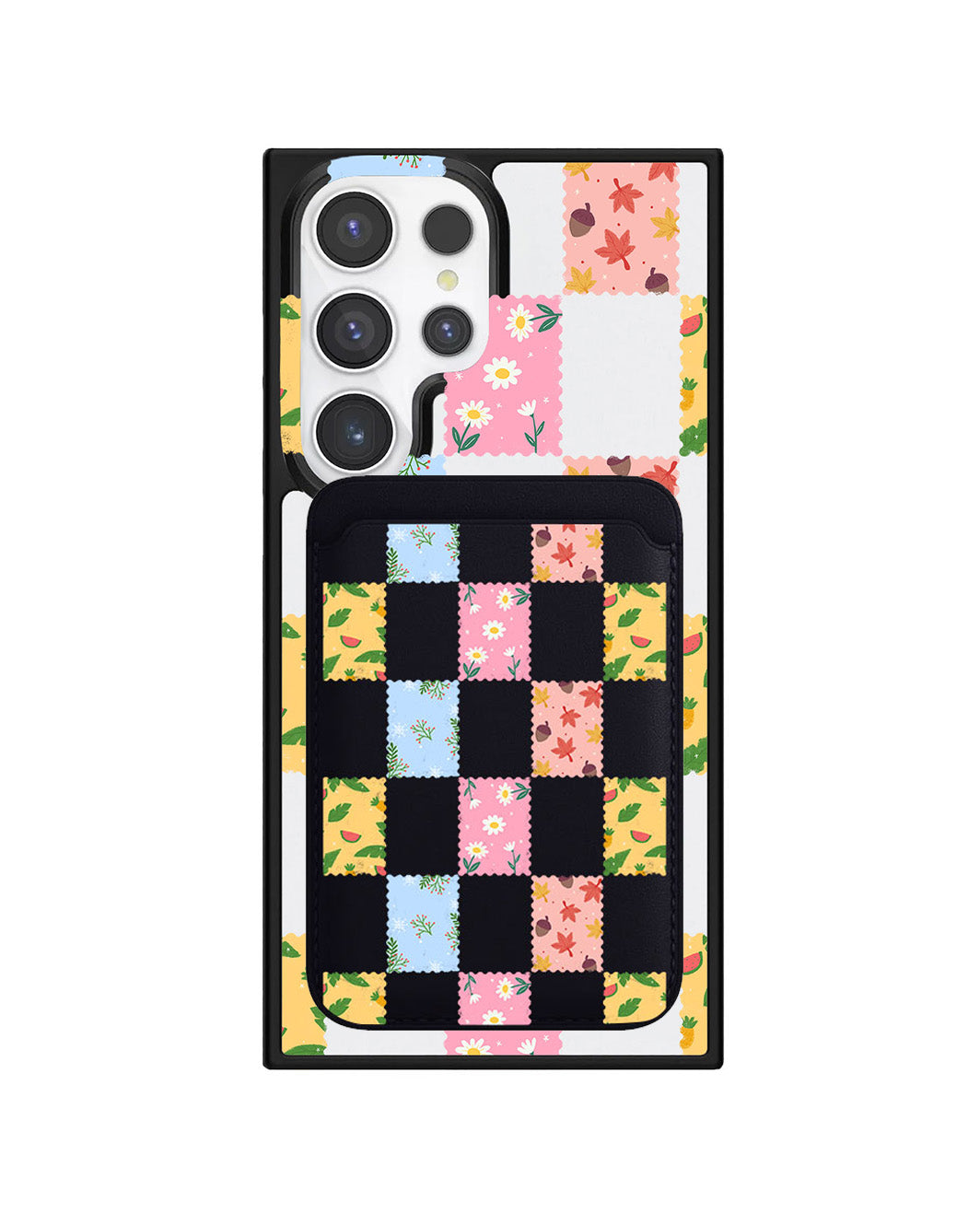 Android Magnetic Wallet Case - Four Seasons Stamps