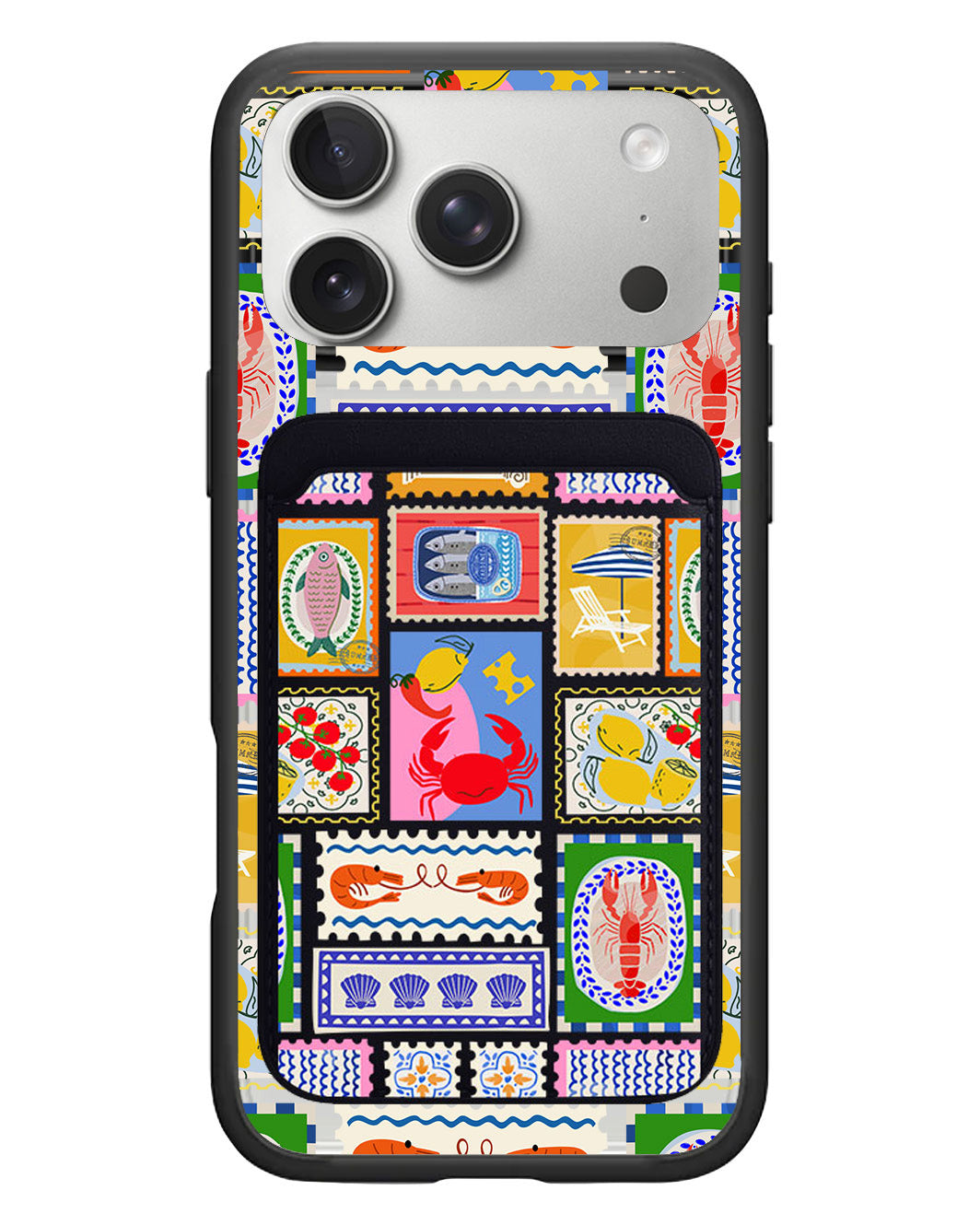 iPhone Magnetic Wallet Case - Seaside Opulence 1.0
