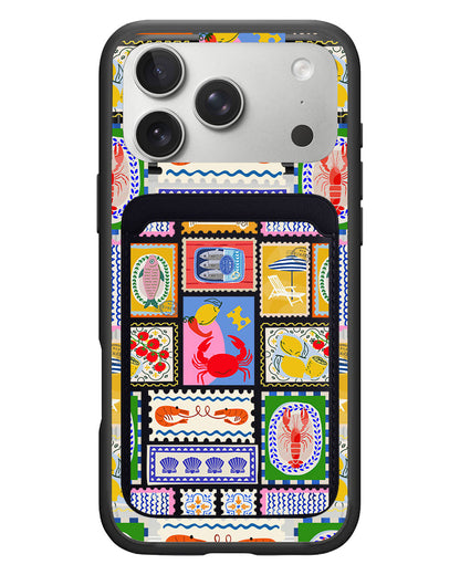 iPhone Magnetic Wallet Case - Seaside Opulence 1.0