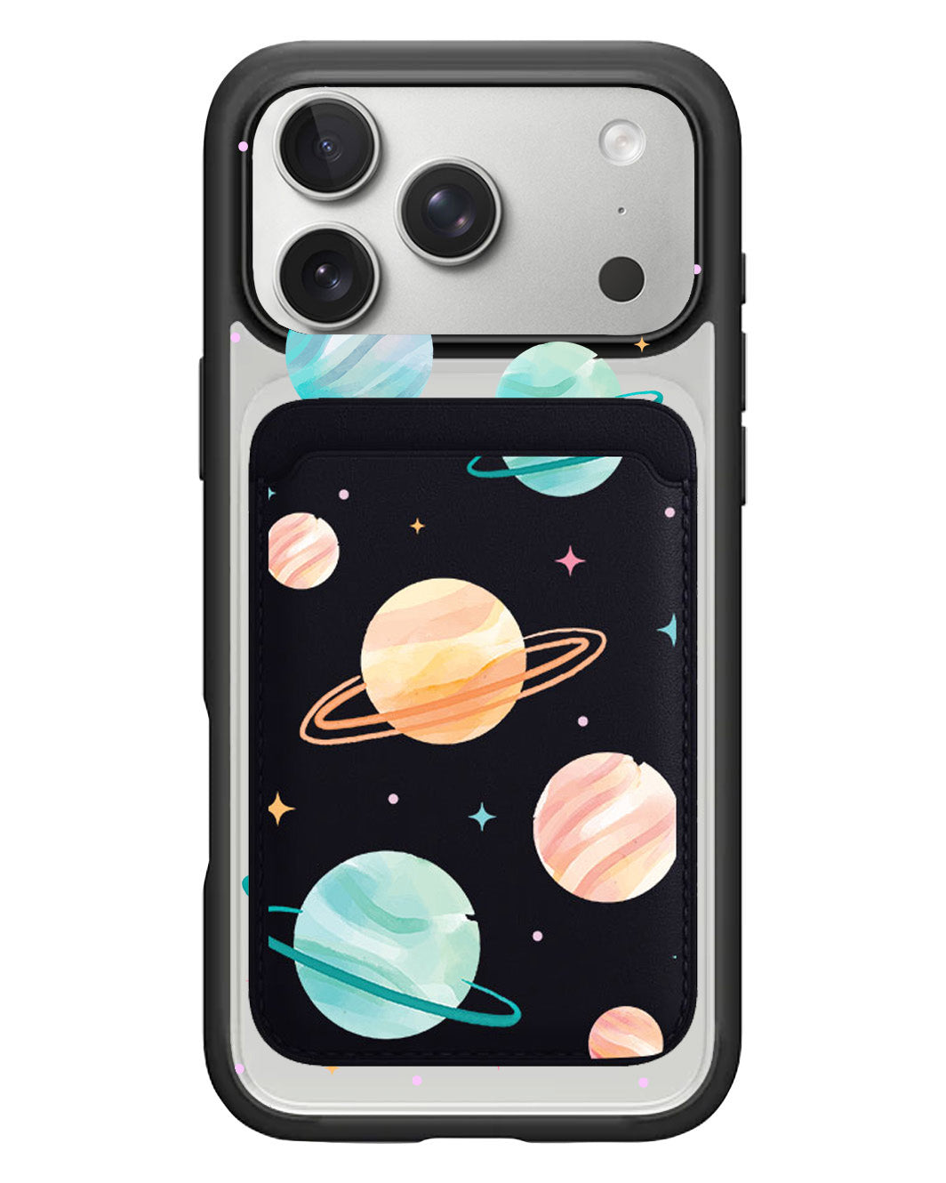 iPhone Magnetic Wallet Case - Planetarium 1.0